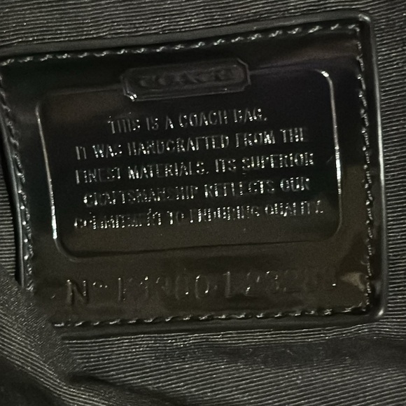 Coach Zebra Print Black and Tan Medium Tote - Picture 11 of 12